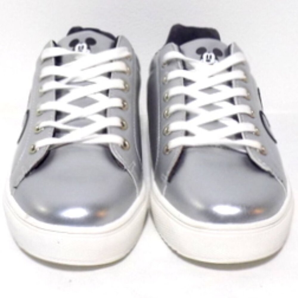 Disney Mickey Mouse Ladies Character Court Silver Sneakers 2024 LIMITED EDITION - Picture 3 of 11